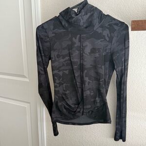 lululemon athletica Dark Camouflage Long Sleeve Top